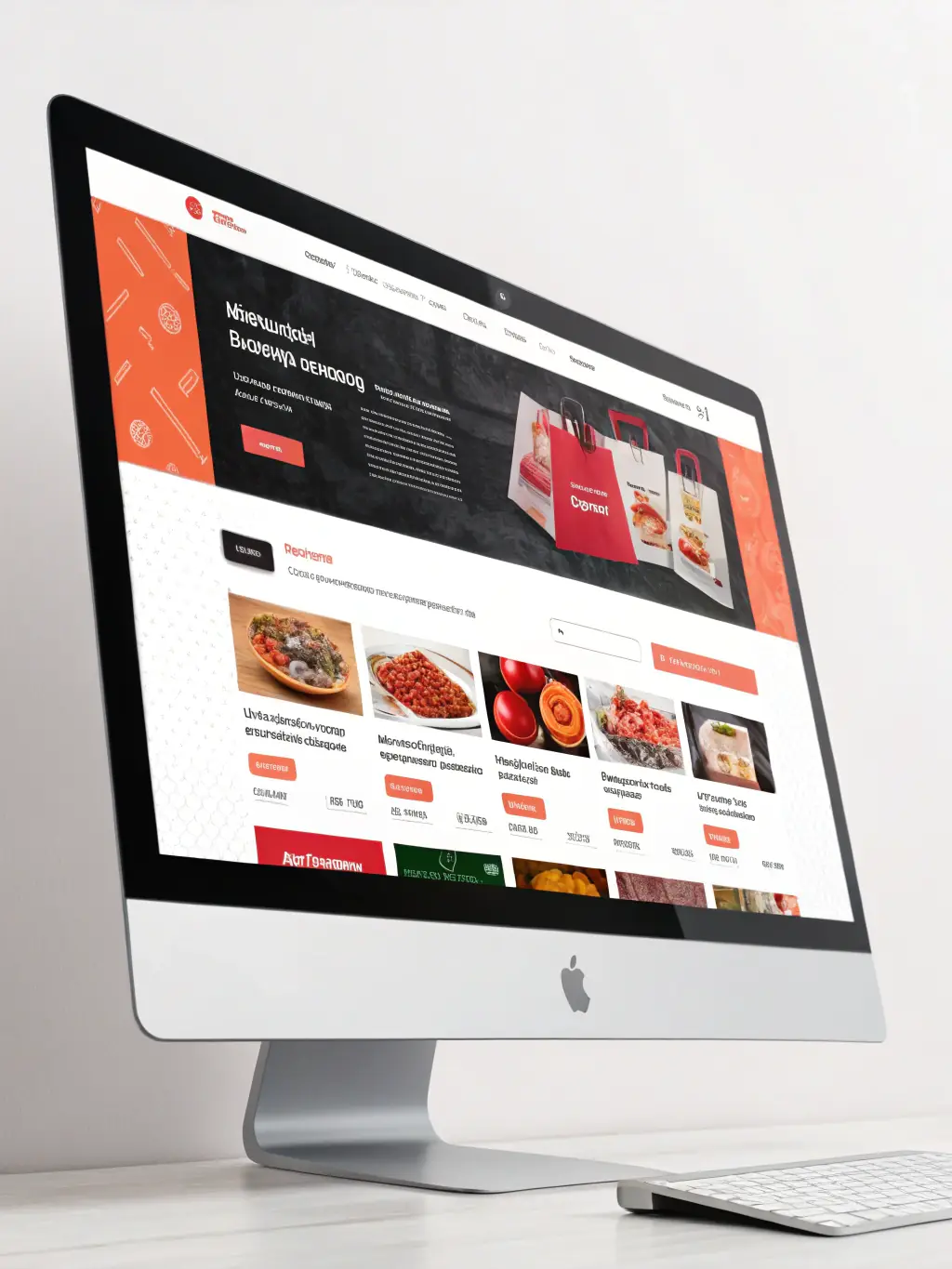 A dynamic image of an e-commerce store interface, highlighting product displays, shopping carts, and secure payment gateways.