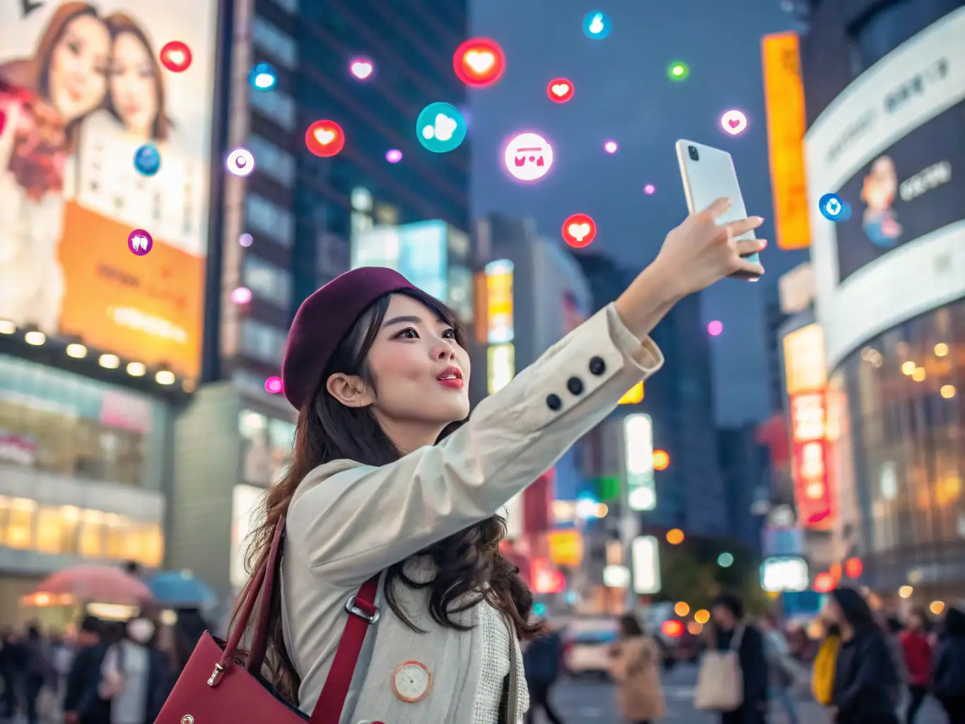 An engaging image of various social media platforms icons arranged creatively, symbolizing Infinovis Media's expertise in social media optimization and management.