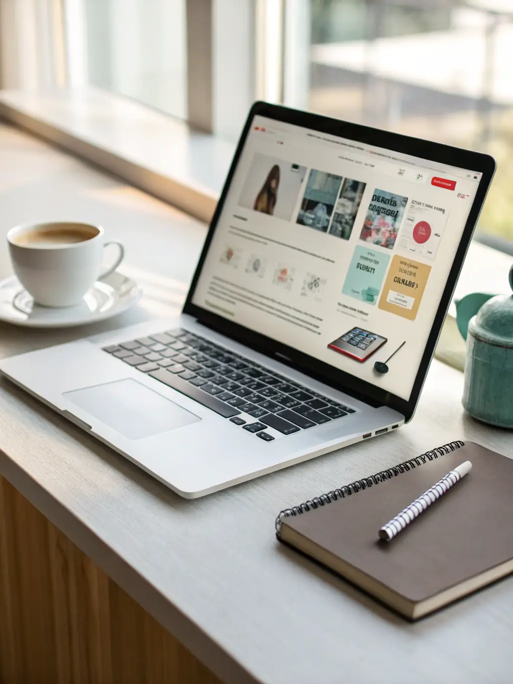 A professional image of a thriving e-commerce store, showcasing a seamless user experience and increased sales for a client.